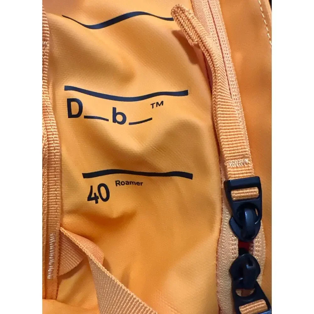 Db Roamer Duffel Bag 40L Parhelion Orange Quilted Travel Backpack Luggage
